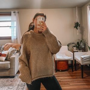 Zara knit cream sweater